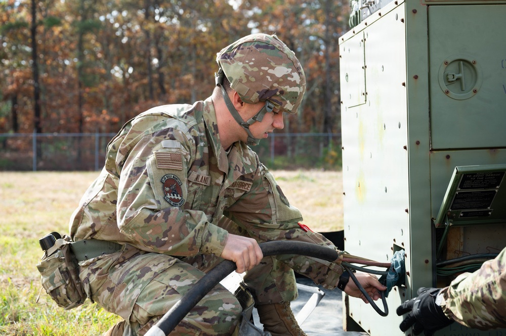 102nd Mission Support Group sharpens wartime skills during large-scale training event