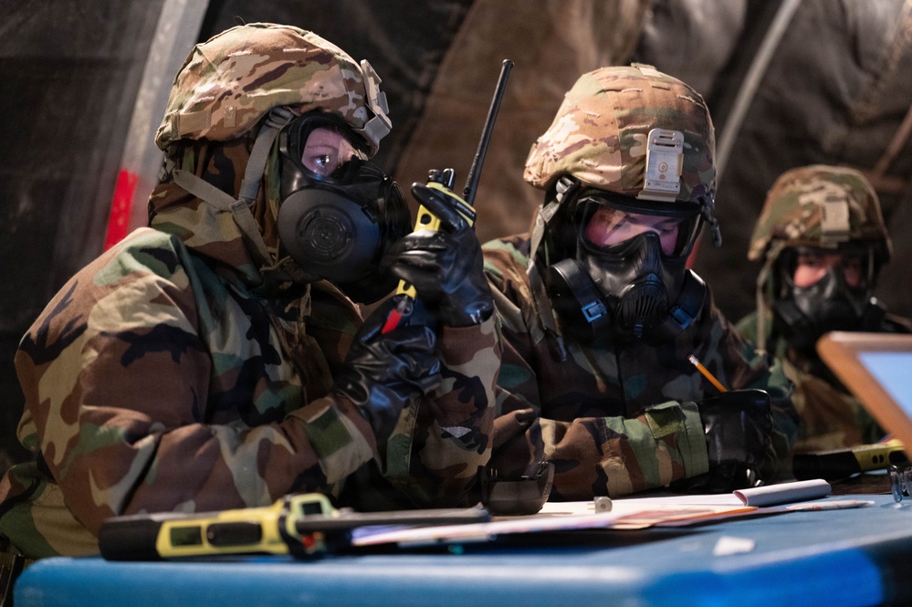 102nd Mission Support Group sharpens wartime skills during large-scale training event