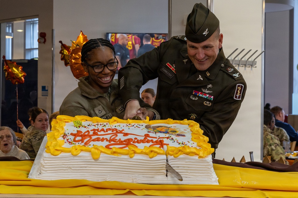 21st Theater Sustainment Command DFAC Thanksgiving