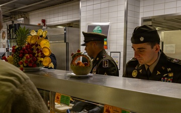 21st Theater Sustainment Command DFAC Thanksgiving Meal