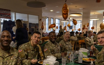 21st Theater Sustainment Command DFAC Thanksgiving Meal