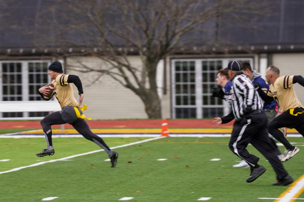 U.S. Naval War College Holds Annual Army-Navy Flag Football Game