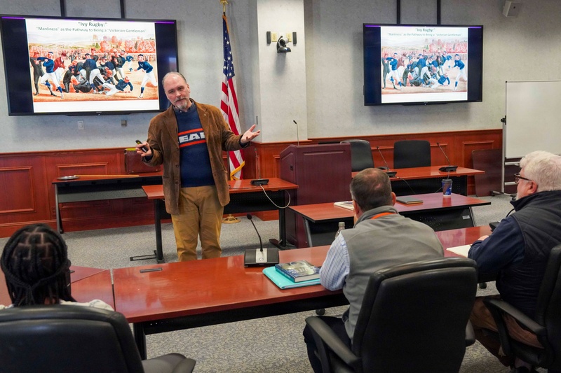 U.S. Naval War College Professor Hosts Lecture of Opportunity on the Army, Navy and Birth of Modern Football