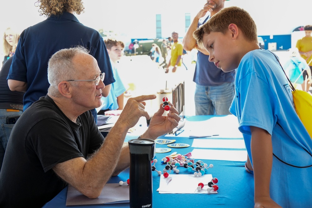 Navy and Marine Corps Force Health Protection Command and Navy Environmental and Preventive Medicine Unit TWO Staff Engage Future Innovators at Naval Air Station Oceana Airshow Science, Technology, Engineering, and Mathematics Event
