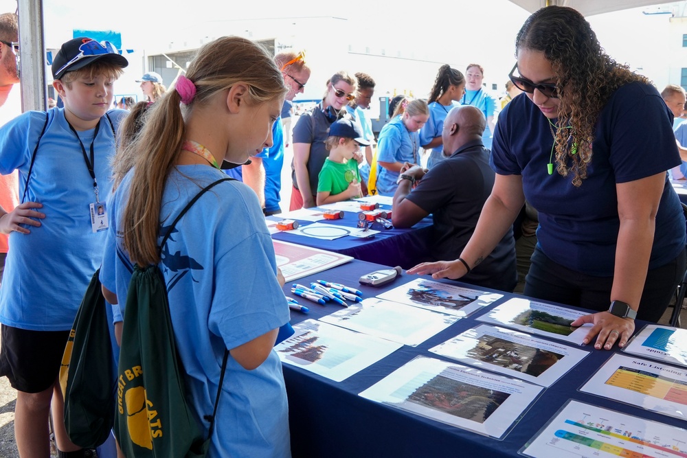 Navy and Marine Corps Force Health Protection Command and Navy Environmental and Preventive Medicine Unit TWO Staff Engage Future Innovators at Naval Air Station Oceana Airshow Science, Technology, Engineering, and Mathematics Event