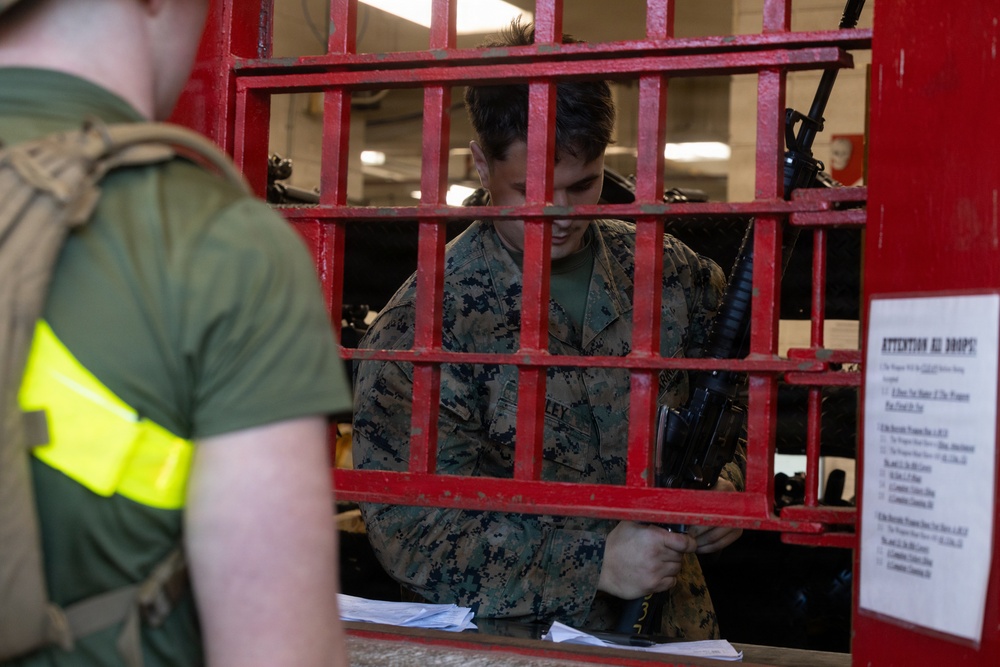 Alpha Company Rifle Issue