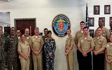 Indian Armed Forces Medical Delegation Visits Navy Environmental and Preventive Medicine Unit Six to Strengthen Medical Interoperability