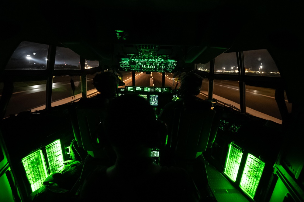 37 AS dominates night skies at Ramstein AB