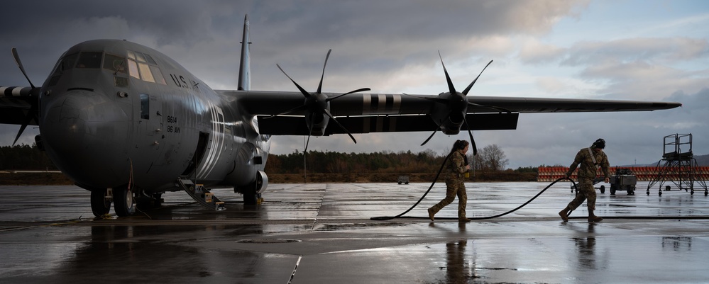 37 AS dominates night skies at Ramstein AB