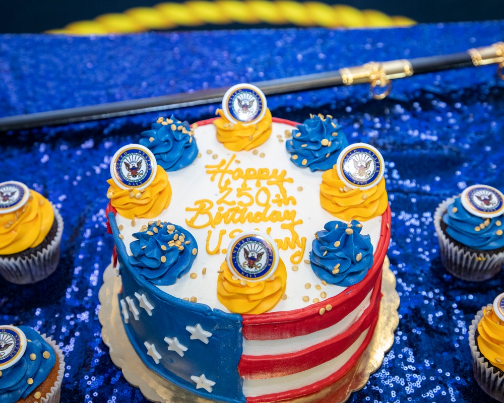 Navy and Marine Corps Force Health Protection Command holds a Cake Cutting Ceremony for the U.S. Navy’s 250th Birthday