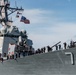 USS McFaul Departs Naval Station Norfolk for Deployment