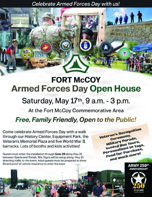Armed Forces Days Open House Flyer