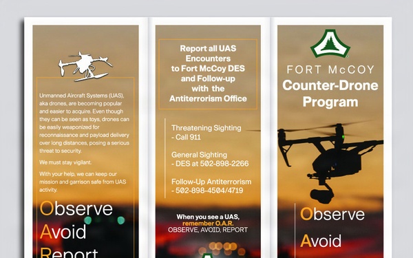 UAS Couter-Drone Tri-fold