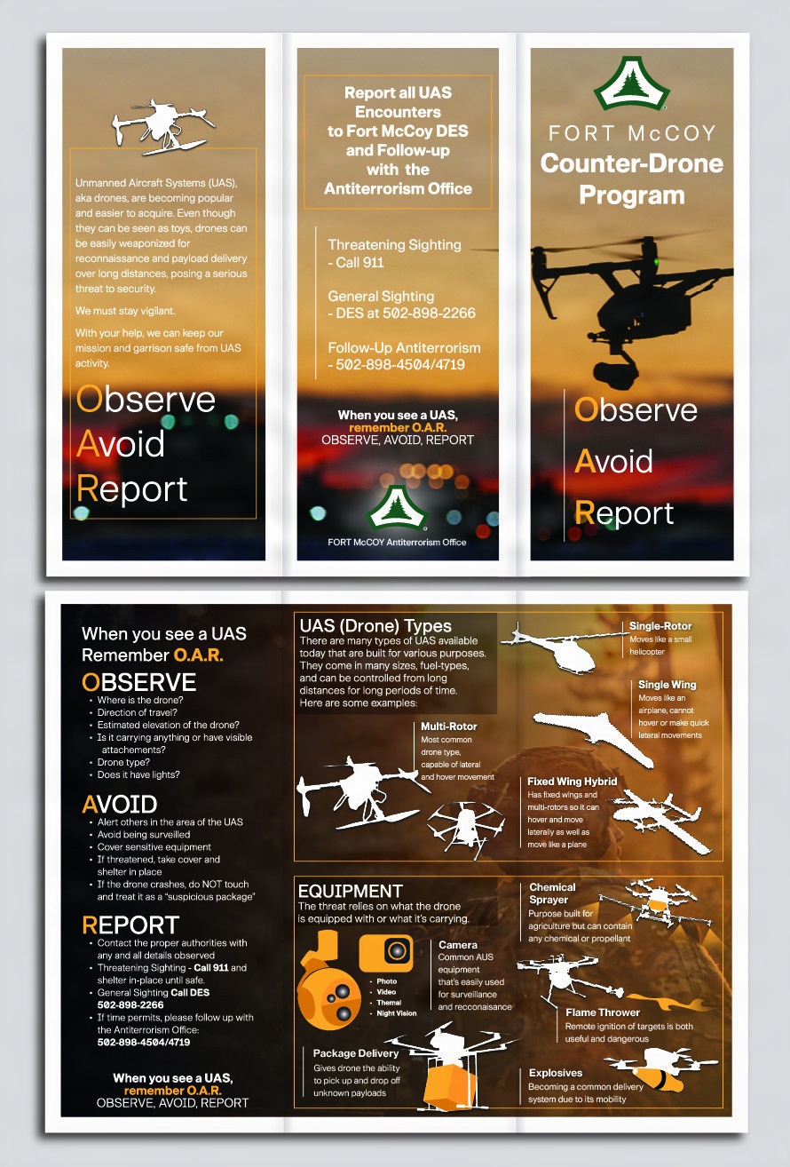 UAS Couter-Drone Tri-fold