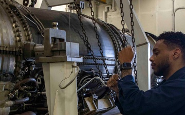 Abraham Lincoln conducts routine operations