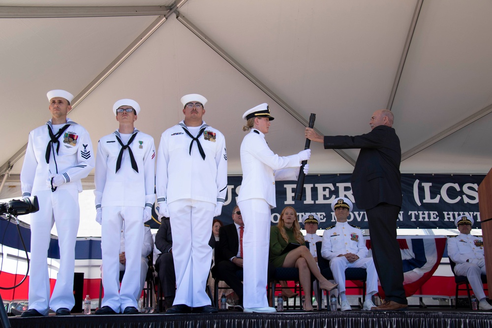 USS Pierre (LCS 38) Commissions