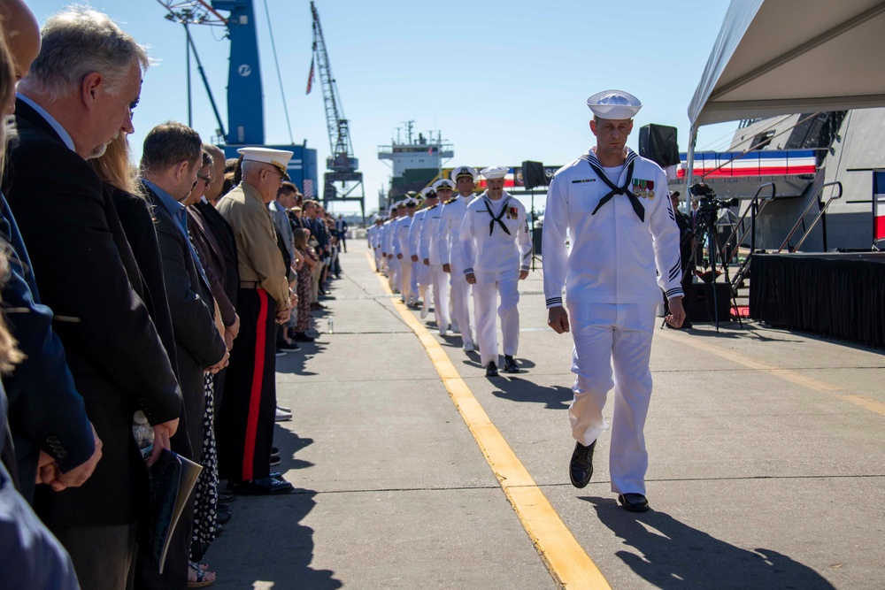 USS Pierre (LCS 38) Commissions