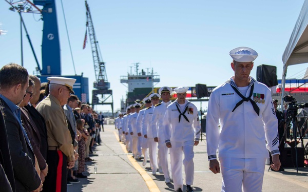 USS Pierre (LCS 38) Commissions
