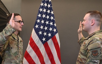 SSgt Bright Reenlists