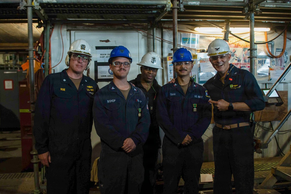 USS John C. Stennis (CVN 74) All Hands Call