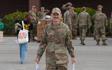 The Chiefs Group and First Sergeant council hosts Turkey Giveaway