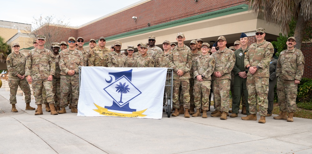 The Chiefs Group and First Sergeant council hosts Turkey Giveaway