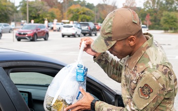 The Chiefs Group and First Sergeant council hosts Turkey Giveaway