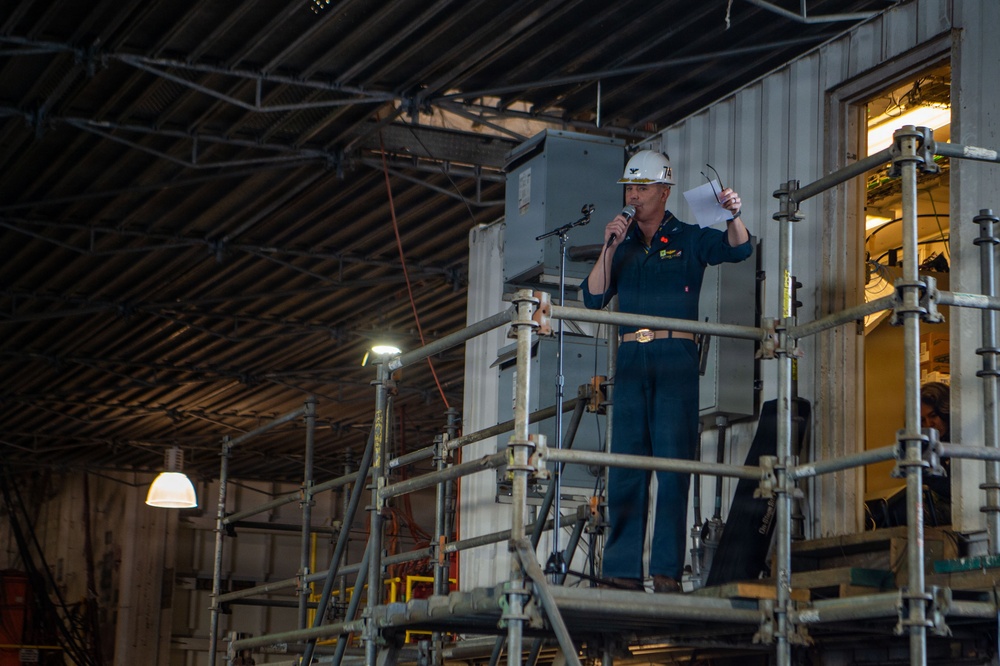 USS John C. Stennis (CVN 74) All Hands Call