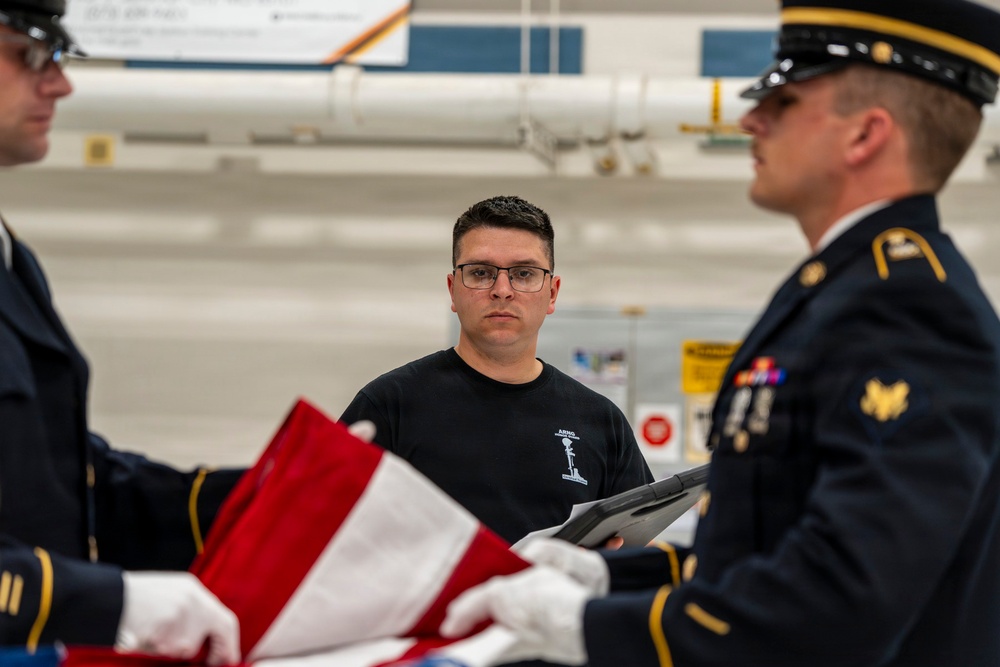 Missouri National Guard Soldiers train for funeral honors duties