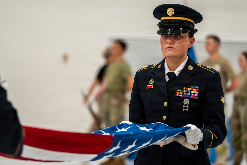 Missouri National Guard Soldiers train for funeral honors duties