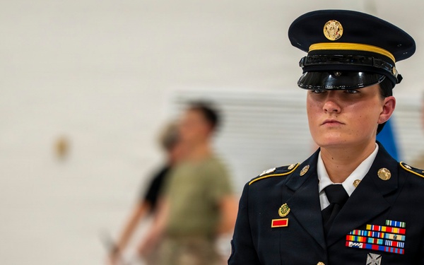 Missouri National Guard Soldiers train for funeral honors duties
