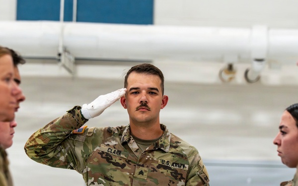 Missouri National Guard Soldiers train for funeral honors duties