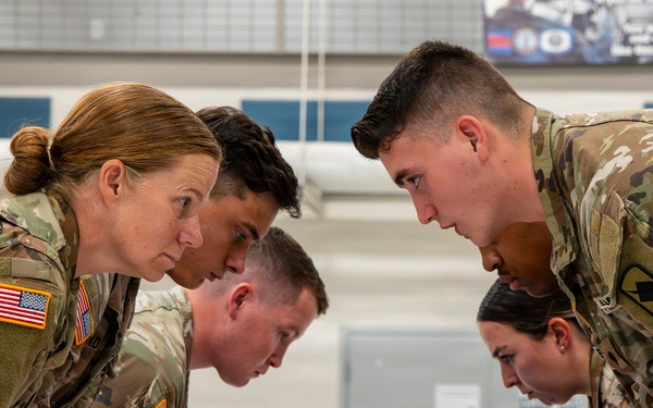 Missouri National Guard Soldiers train for funeral honors duties