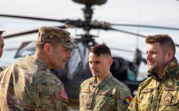 Gen. Christopher T. Donahue, Commanding General of U.S. Army Europe and Africa, Visits Allied Partners and Soldiers in Romania