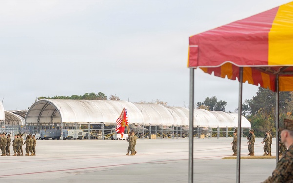 VMFA-533 change of command ceremony
