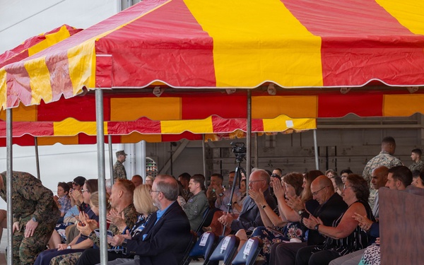 VMFA-533 change of command ceremony