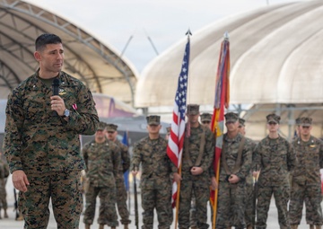 VMFA-533 change of command ceremony
