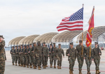 VMFA-533 change of command ceremony