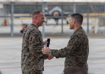 VMFA-533 change of command ceremony