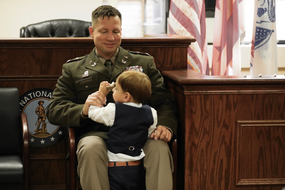 Lt. Col. Christopher K. Dearing promotion ceremony