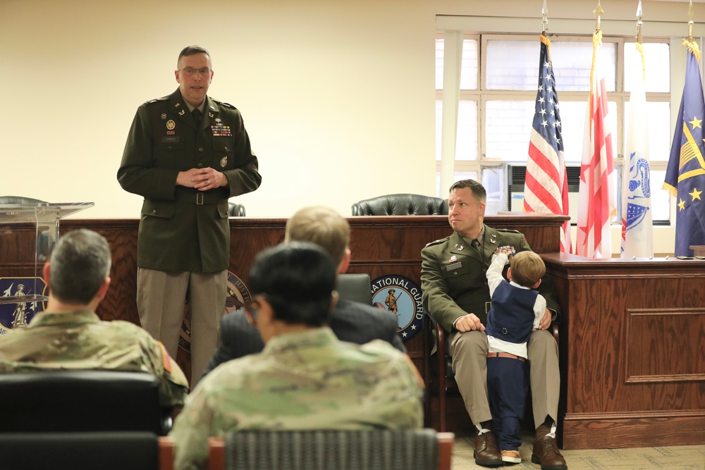 U.S. Army Lt. Col. Christopher K. Dearing promotion ceremony