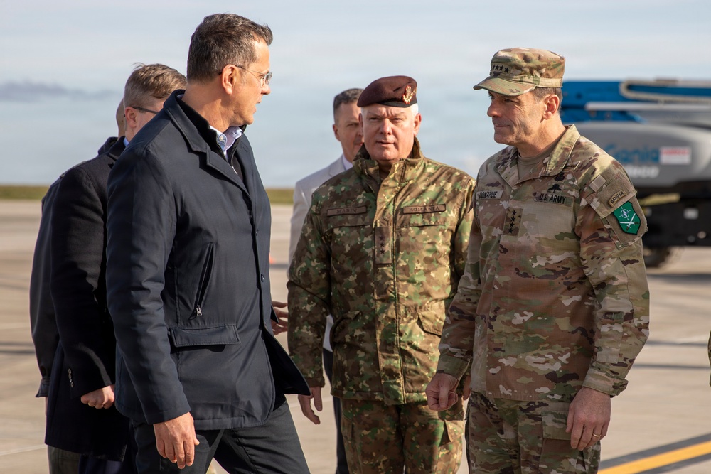 Gen. Christopher T. Donahue, Commanding General of U.S. Army Europe and Africa, Visits Allied Partners and Soldiers in Romania