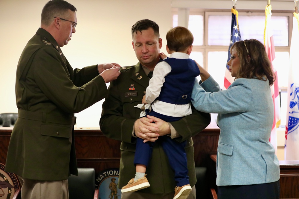 Lt. Col. Christopher K. Dearing promotion ceremony