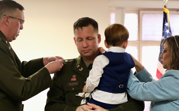 Lt. Col. Christopher K. Dearing promotion ceremony
