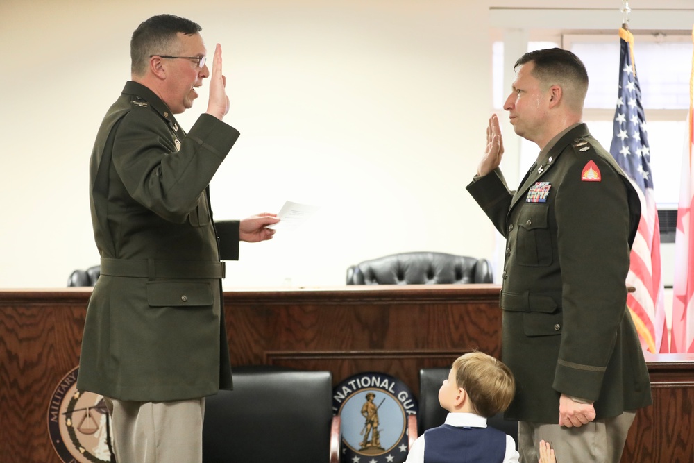 U.S. Army Lt. Col. Christopher K. Dearing promotion ceremony