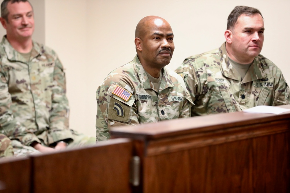 U.S. Army Lt. Col. Christopher K. Dearing promotion ceremony