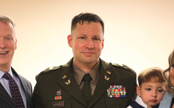 U.S. Army Lt. Col. Christopher K. Dearing promotion ceremony