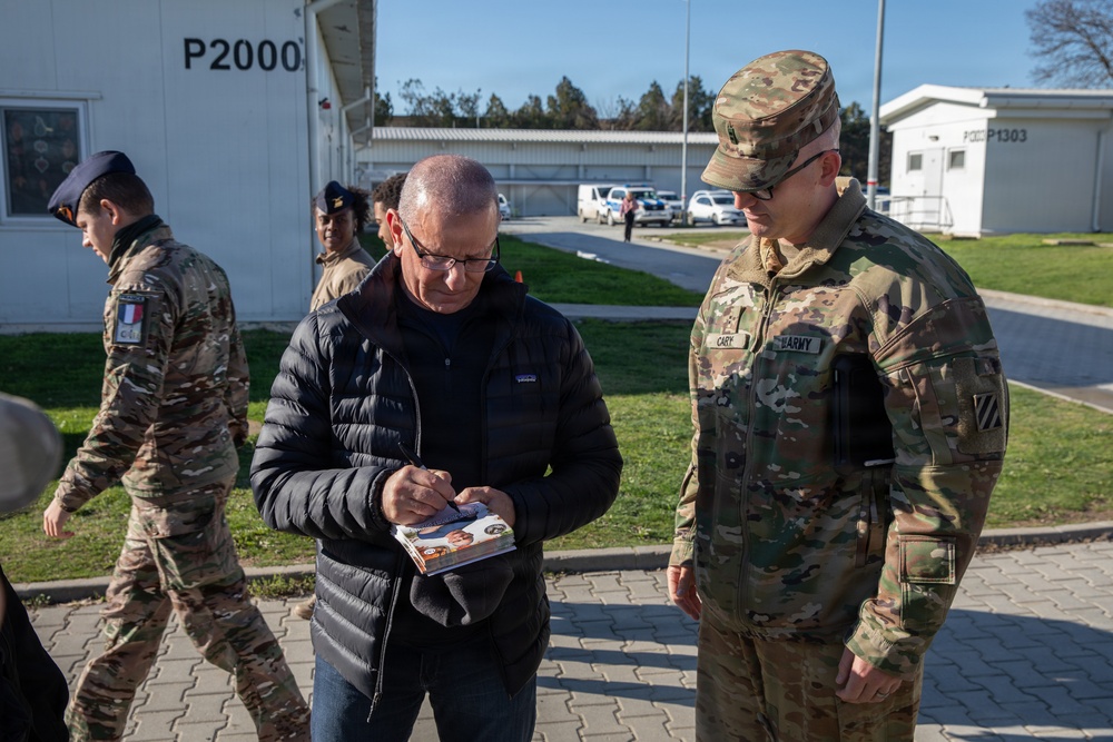 Chef Irvine Visits Soldiers for Thanksgiving in Romania