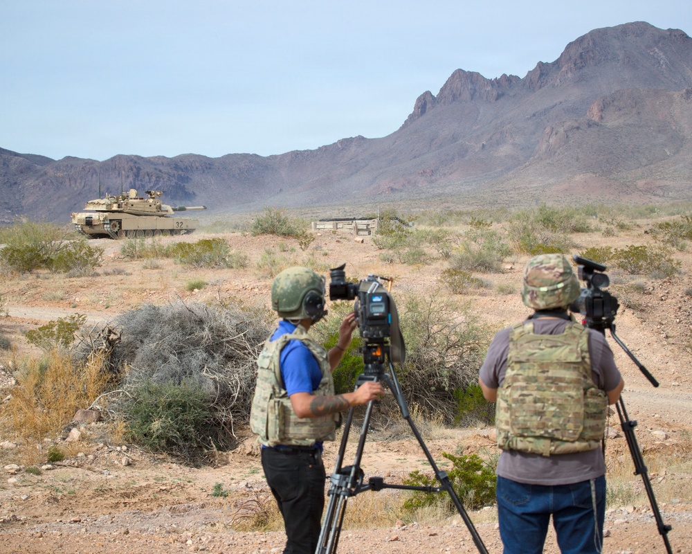 1st AD welcomes media for live-fire exercise, Best Tank Crew competition