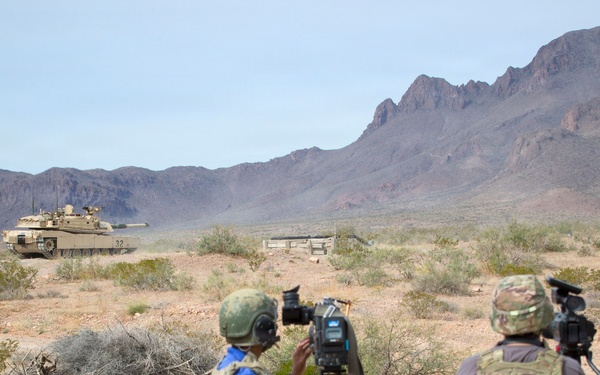 1st AD welcomes media for live-fire exercise, Best Tank Crew competition